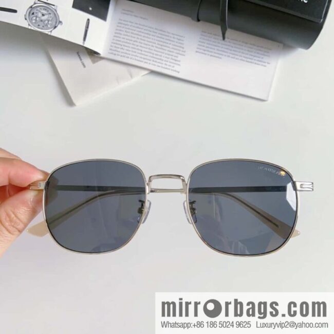 Montblanc Montblanc Simple Versatile Men\'s Square Sunglasses