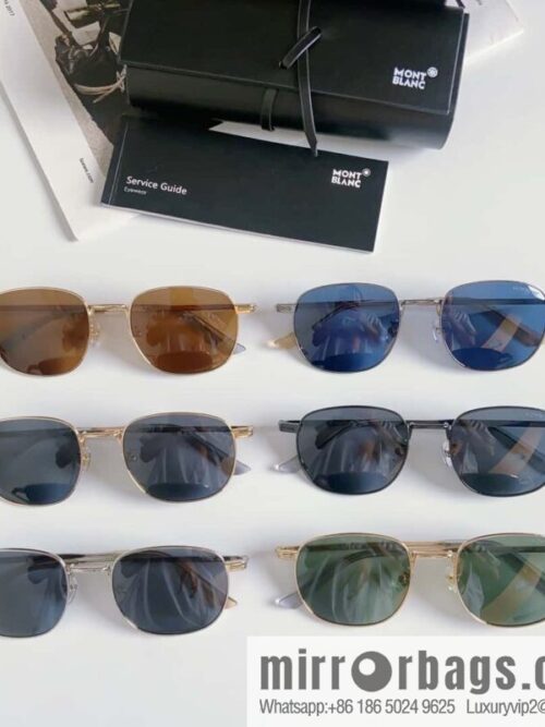 wsxc1690034441400_6-800x800omfvrjwxiqt9972_20250625145149.jpg Montblanc Montblanc Simple Versatile Men\'s Square Sunglasses