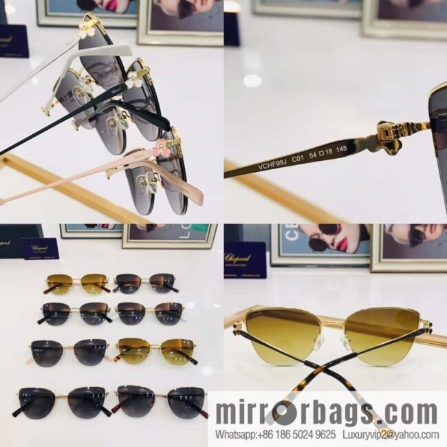 Chopard Metal Framed Unisex Sunglasses