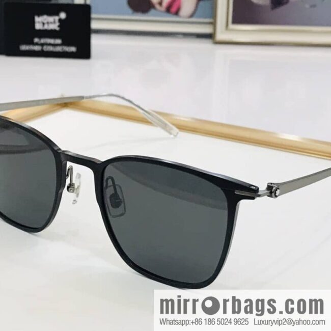 Montblanc pure titanium frame men\'s sunglasses