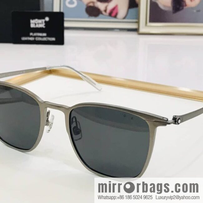 Montblanc pure titanium frame men\'s sunglasses