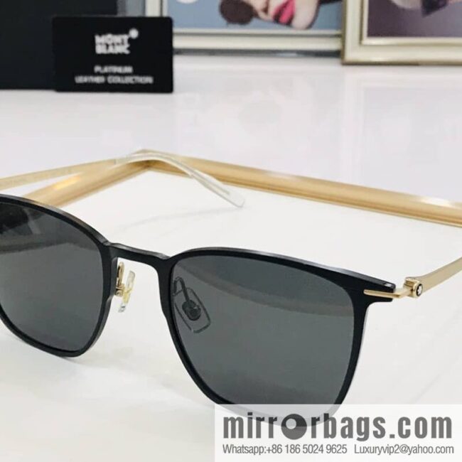 Montblanc pure titanium frame men\'s sunglasses