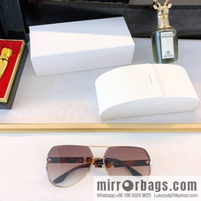 wsxc1690459810073_0-800x800kw5th11ixl29654_20250625144217.jpg PRADA Prada letter logo temple diamond three-dimensional cut lens sunglasses