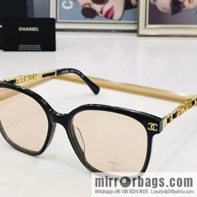 Chanel logo decorative women\'s sunglasses