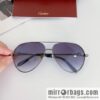 Cartier Metal Frame Unisex Sunglasses