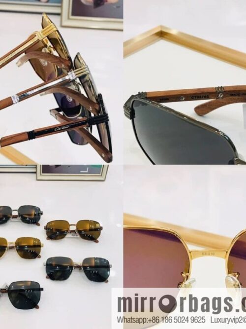 wsxc1690638357386_8-800x800n0zbdlfog0a9491_20250625142916.jpg Cartier Wooden temple metal frame men\'s sunglasses
