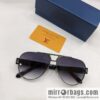 LV Louis Vuitton Round Frame Unisex Sunglasses