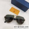 LV Louis Vuitton Round Frame Unisex Sunglasses