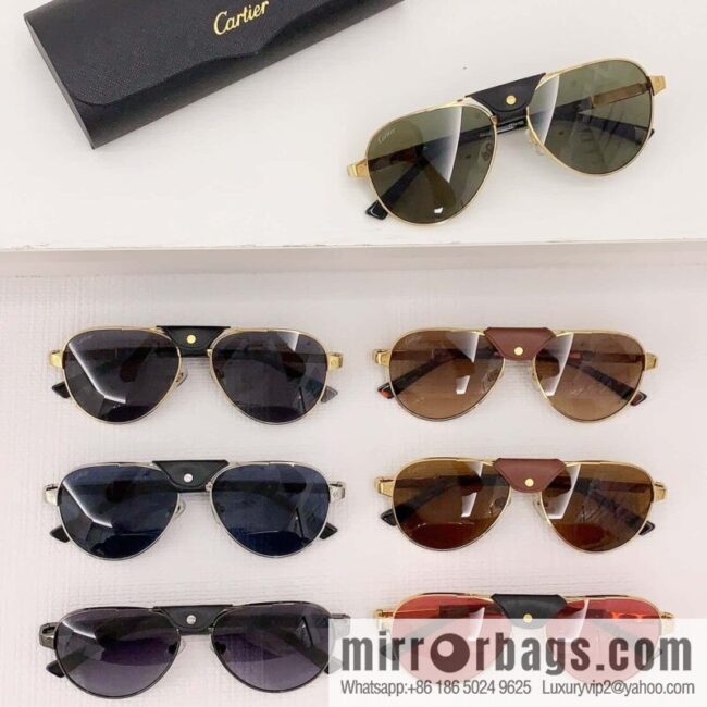 Cartier Metal Sheet Sunglasses