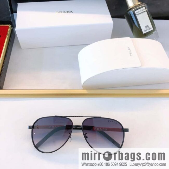 Prada colloid brand logo pilot toad mirror