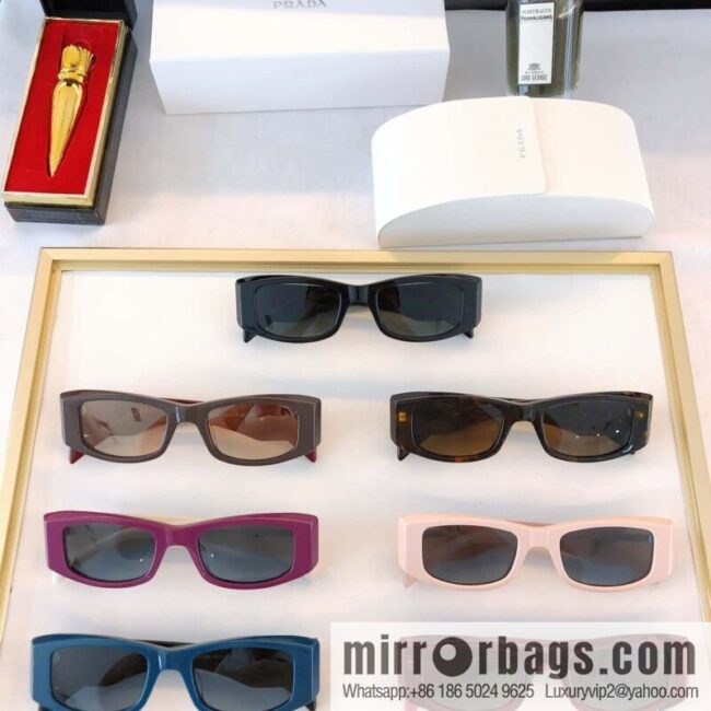 Prada 3D cut temple sunglasses