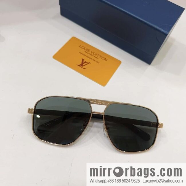 LV Louis Vuitton Square Unisex Sunglasses