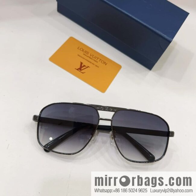 LV Louis Vuitton Square Unisex Sunglasses