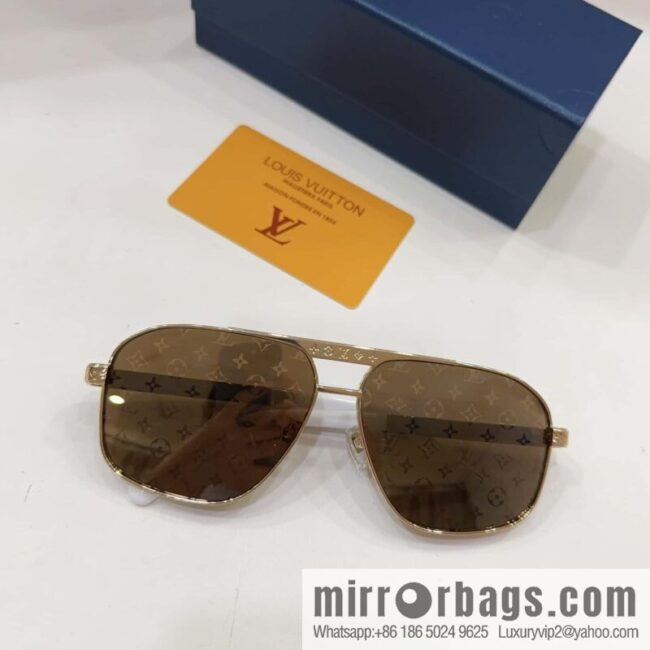 LV Louis Vuitton Square Unisex Sunglasses