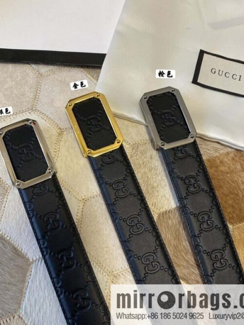 wsxc1693666937530_0-800x800h45pxmcfkdc31520_20250626024832.jpg GUCCI square metal buckle 35mm double G embossed imported cowhide belt