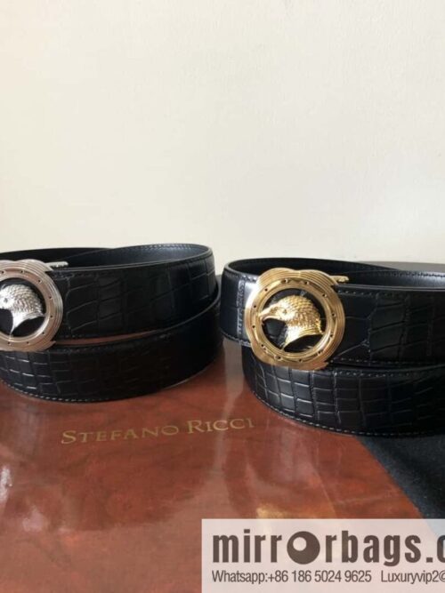 wsxc1694186058833_0-800x800m2ib0xxeb5c30461_20250626022125.jpg Stefano Ricci Stephen, Stainless Steel Eagle Metal Buckle 3.8cm Alligator Belt