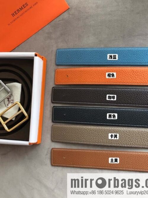 wsxc1694190116179_0-800x800qjsplsvx4b130282_20250626021654.jpg Hermes Hermes, double-sided original lychee with stainless steel inlaid diamond buckle belt 38mm