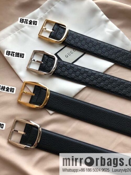 wsxc1694375510281_1-800x800crxvw2npbyn30167_20250626021357.jpg GUCCI GG cowhide print/lychee pin buckle belt 4.0CM