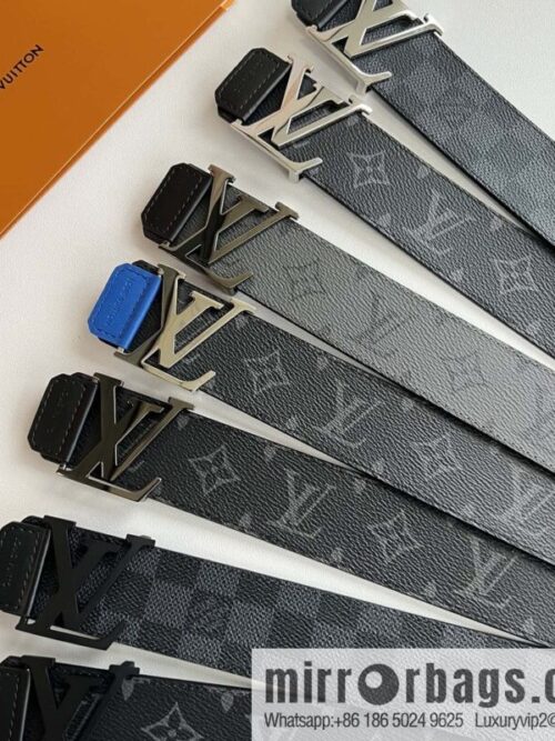 wsxc1694530526640_0-800x8000mmmn03bcol20288_20250625210226.jpg LV Monogram Canvas and Plain Cow Leather Tag Double Sided Belt 40mm