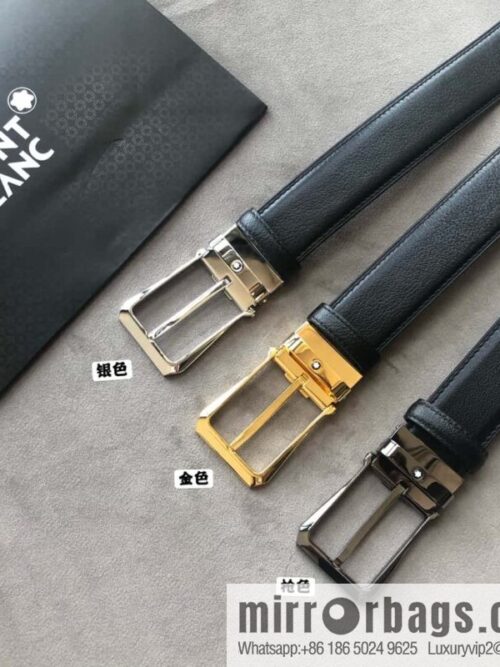 wsxc1694533327532_0-800x800nbuew2bafyh20128_20250625205829.jpg MONTBLANC Montblanc 3.5cm delicate needle metal buckle, first layer cowhide belt