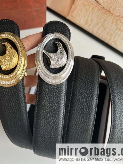 wsxc1695063102070_0-800x800fny3bgoc0er19073_20250625203116.jpg Stefano Ricci Stephen, Stainless Steel Eagle Metal Buckle 3.8cm Cowhide Litchi Belt