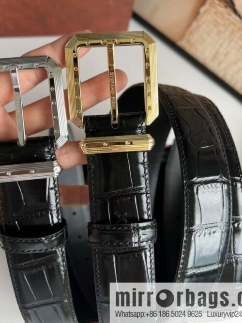 wsxc1695394650535_0-800x800yy1cslmfqt218670_20250625202116.jpg Stefano Ricci, original pin buckle in stainless steel, crocodile belt 3.6cm