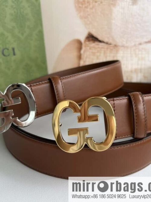 wsxc1697204757405_0-800x80052ak4cwzptb5724_20250625122111.jpg GUCCI Interlocking Double G Buckle, Cowhide Belt 4.0cm
