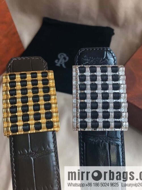 wsxc1705065048134_0-800x800cbibxt5c1bg3778_20250625112241.jpg Stefano Ricci Stephen, stainless steel acrylic hanging buckle 3.8cm alligator belt