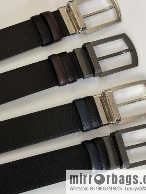 wsxc1705767347286_0-800x800spbywyi3riv3644_20250625111839.jpg PRADA, Men\'s Rotating Pin Buckle Double-Sided Cross Belt 3.5CM