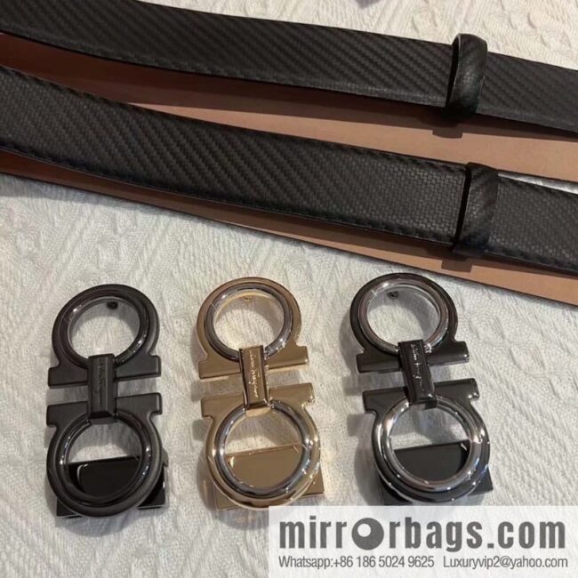 Ferragamo Ferragamo Men\'s Leather Belt 3.5cm