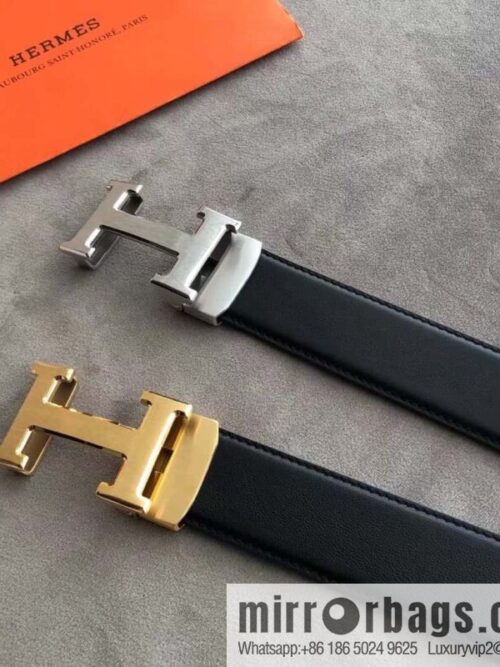 wsxc1710435778540_0-800x8003amjhc34hch3066_20250625110118.jpg Hermes Hermes, automatic buckle imported double-sided first-layer cowhide belt 3.8CM