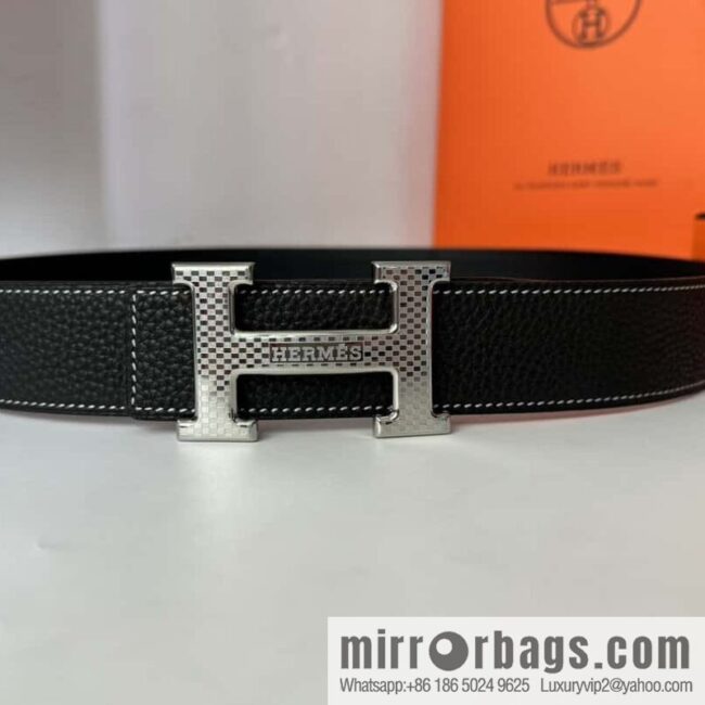 Hermes, Men\'s Double-Sided Lychee Belt 38mm