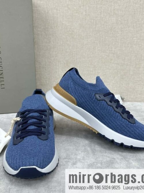 wsxc1718977565003_6-800x800wg11kb4hrvz79666_20250630195607.jpg 💋💍BC New Brunello Cucinell * Twill Knitted Low Top Sneakers