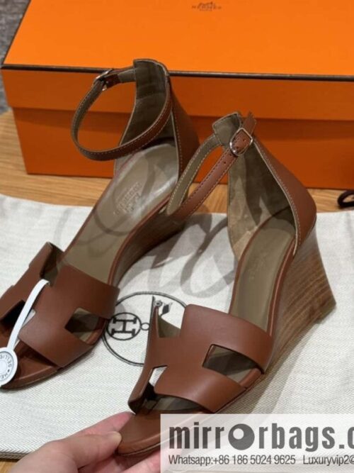 wsxc1719308532763_0-800x800jbfs0py4tdg70468_20250630142519.jpg HERMES 021 Legend high heel sandals, calfskin/calfskin gold brown/ck37/gold