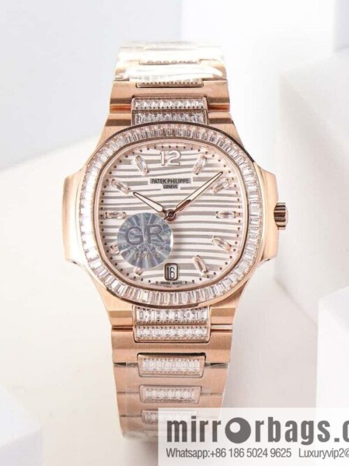 wsxc1720451289248_0-800x800qakcafvgd4u8337_20250625035335.jpg The new model has arrived, Patek Philippe 7014 Ladies Nautilus Platinum T Square Brick Limited Edition Winding Mechanical Movement Watch