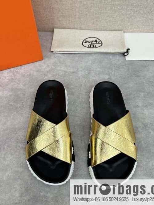 wsxc1720693952905_0-800x800cdpxhlcn0mo28747_20250626013451.jpg 💋💍 H new cross slippers Hermès * Hermès-Shi, the latest classic men\'s Electric slippers