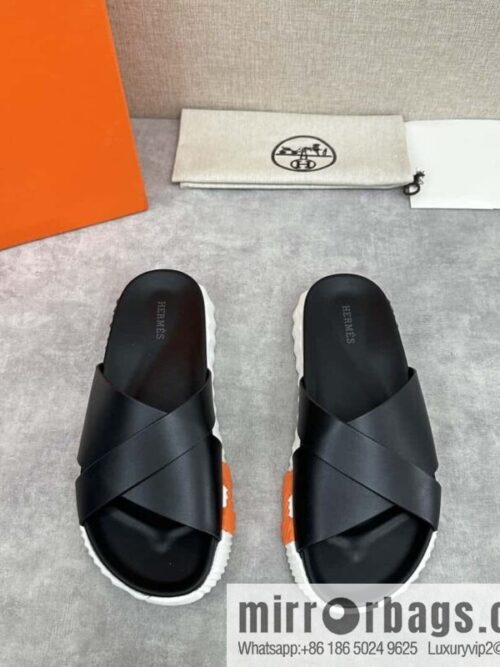 wsxc1720693967608_0-800x800nlppqfttkp028635_20250626013147.jpg 💋💍 H new cross slippers Hermès * Hermès-Shi, the latest classic men\'s Electric slippers