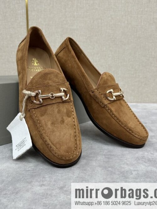 wsxc1720713015187_0-800x800xbumdigosw428000_20250626011414.jpg 💋💍BC\'s new Brunello Cucinell * horseback buckle calfskin suede moccasins