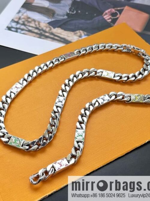 wsxc1724849852346_0-800x800wtgezzcb13362725_20250630094658.jpg ❗️New ❗️ M01532 LV Louis Vuitton MOSAIC Necklace Bracelet