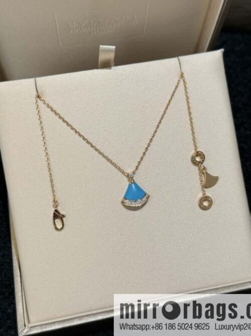 wsxc1725628748103_4-800x800g44k1o5wom262318_20250630021209.jpg ❗️New ❗️ ☀️ BVLGARI DIVAS\'DREAM Liu Yifei same turquoise fan necklace ☀️