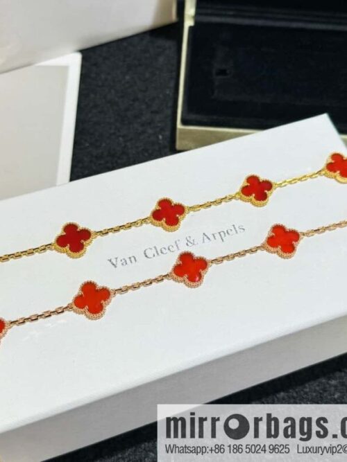 wsxc1727100710463_0-800x800qccuoxjswhl52512_20250630004340.jpg ❗️CNC version ❗️ ☀️ Van Cleef & Arpels agate four-leaf clover five-flower bracelet ☀