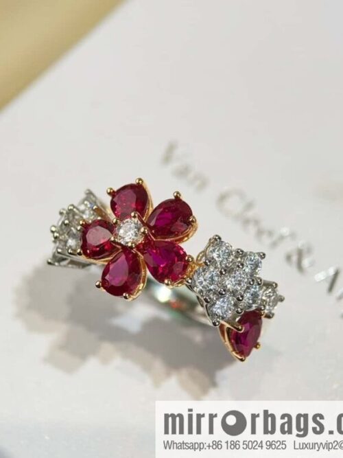 wsxc1729537886565_0-800x8005da05shjdyl40658_20250626061433.jpg ❗️New ❗️ ☀️ Van Cleef & Arpels A Midsummer Night\'s Dream Folie des Pres Ring ☀️