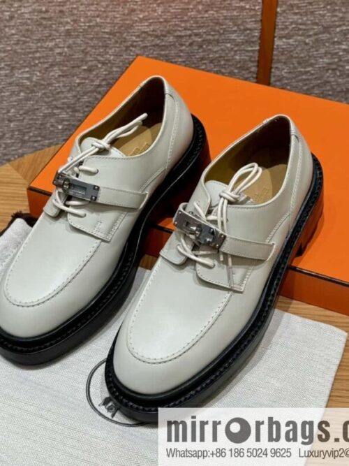 wsxc1730390999861_0-800x800oaxmtib2bxz10236_20250625041023.jpg HERMES 252 First Platform Oxford Shoes, Clay Beige/Clay beige/Calfskin