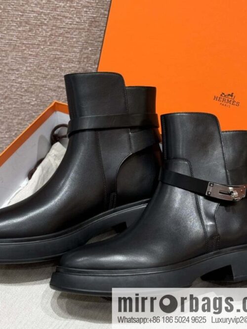 wsxc1730391781535_1-800x800jn3akmtnvbb10129_20250625040942.jpg HERMES 203 Veo and Naked Boots, Black/89/Noir Calfskin/Calfskin