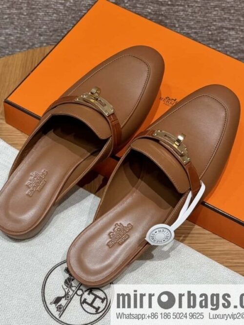 wsxc1730392057006_0-800x800s5z3lhxlloe10091_20250625040923.jpg HERMES 188 OZ mules half trailers, golden brown/37/Gold goatskin with crocodile strap/goatskin/crocodile