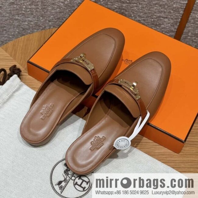 wsxc1730392057006_0-800x800s5z3lhxlloe10091_20250625040923.jpg HERMES 188 OZ mules half trailers, golden brown/37/Gold goatskin with crocodile strap/goatskin/crocodile