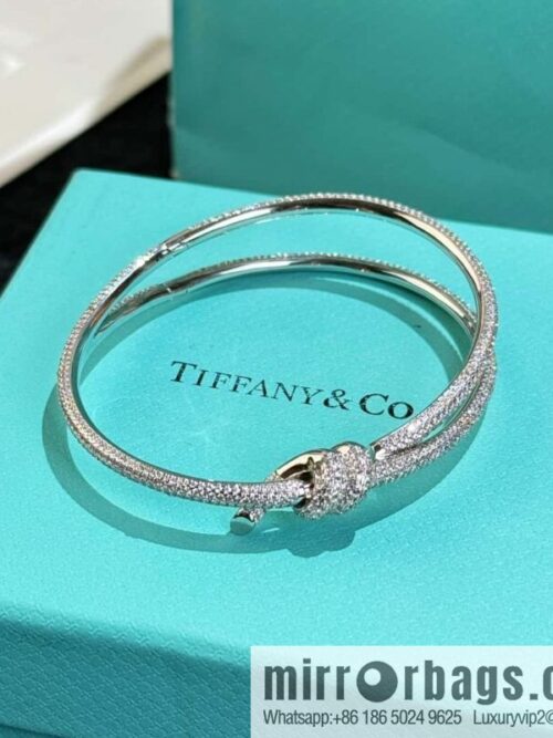 wsxc1732542991432_2-800x800ivymppeo3bb29363_20250626015316.jpg ❗️New ❗️ TIFFANY & Co. Tiffany Knot Series Bow Full Diamond Bracelet