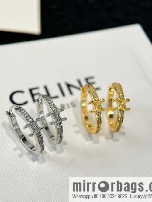 wsxc1734964576686_0-800x800zjihbjvm1mt17103_20250625193708.jpg ❗️New ❗️ ☀️ original order ☀️ new ☑️ Celine Celine simple style Arc de Triomphe earrings ☀️