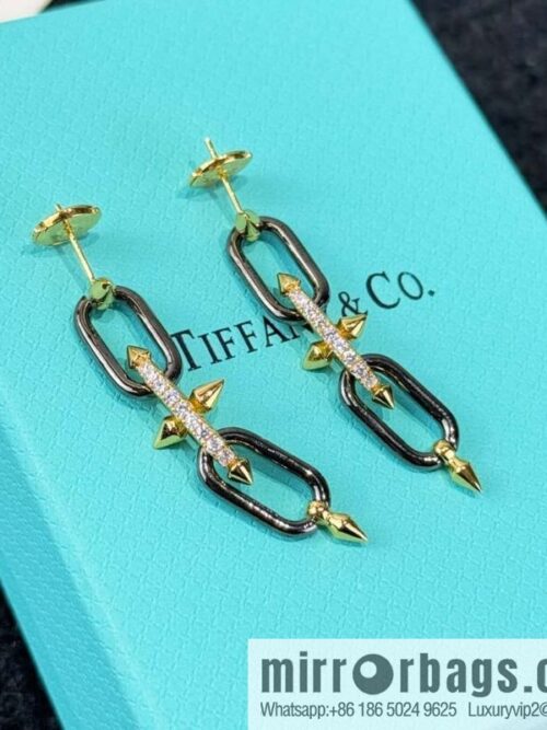 wsxc1734964618639_2-800x800abd5ljrfvni2089_20250625103252.jpg ❗️New ❗️ ☀️ Original ☀️ Tiffany & co Tiffany Titan Jewelry Tiffany Titan by Pharrell Williams Trident Gun Black Stud Earrings ☀️