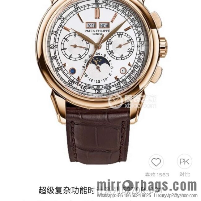 2025 original replica mold opening Patek. Philippe super complex function chronograph series watch